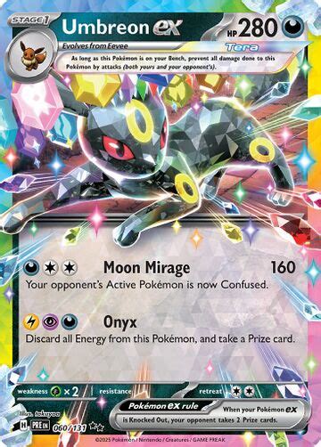 Umbreon ex (Prismatic Evolutions 60) - Bulbapedia, the community-driven ...