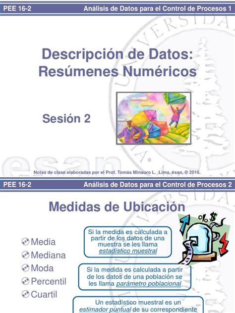 Descripción De Datos Resúmenes Numéricos Oblicuidad Dispersión