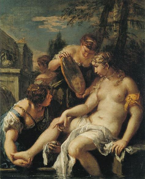 Bathsheba At Her Bath Painting Sebastiano Ricci Oil Paintings