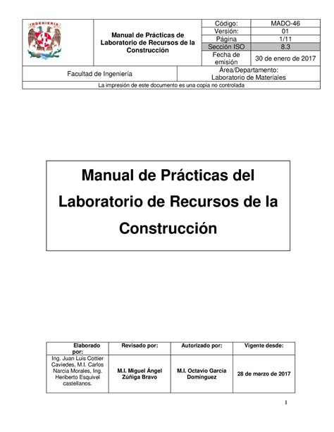 MADO 46 Recursos de la Construccion Manual de Prácticas de