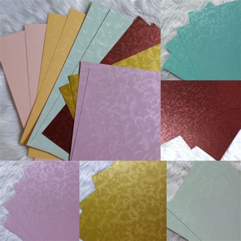 Specialty Paper For Invitation 10pcs Per Pack 220 Gsm Shopee