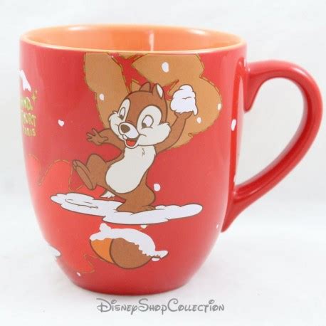 Mug Tic Et Tac Cureuils Disneyland Paris Bataille De Boules De Nei