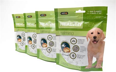 Vetiq Healthy Treats Calming 4x 50g Natural Dog Treats To Reduce