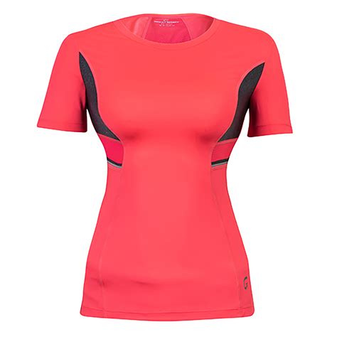 Hi Viz Decor Breathable Mesh Fabric Yoga Sports Women T Shirts China Female T Shirts And