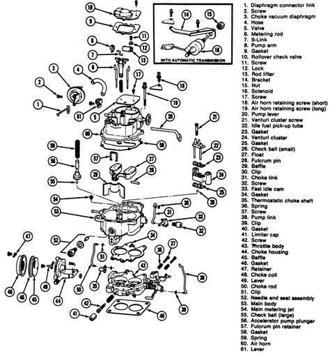 Carter 2 Barrel Carburetor Diagram - Wiring Diagram