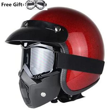 Aliexpress Buy New Retro Vintage Motorcycle Helmet Motorbike