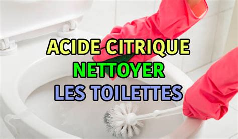 Nettoyer Les Toilettes Avec De L Acide Citrique