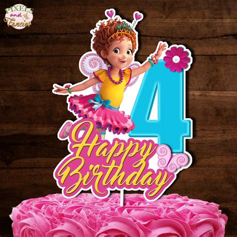 Printable Fancy Nancy Cake Topper 4 Fancy Nancy Centerpiece Etsy