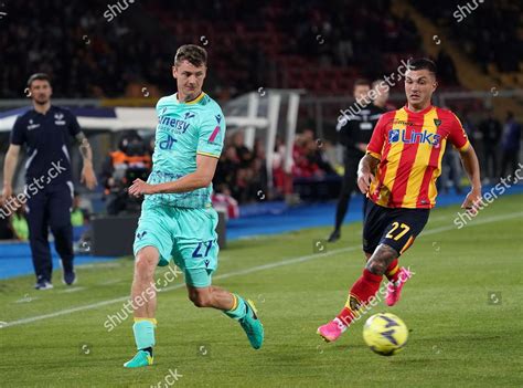 Pawel Dawidowicz Hellas Verona During Serie Editorial Stock Photo