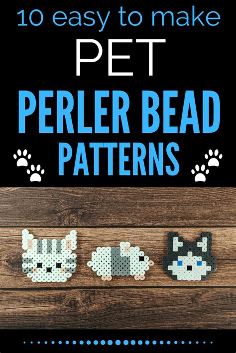 10 Easy Pet Perler Bead Patterns Krysanthe