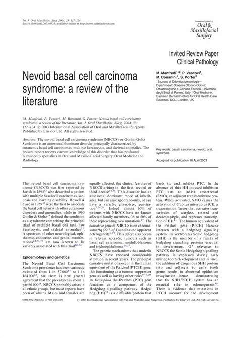 (PDF) Nevoid Basal Cell Carcinoma Syndrome 2 - DOKUMEN.TIPS