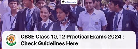 Cbse Class 10 12 Practical Exams 2024 From January 1 Check Guidelines