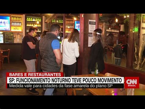 Bares E Restaurantes De Sp T M Pouco Movimento Em Primeira Noite De