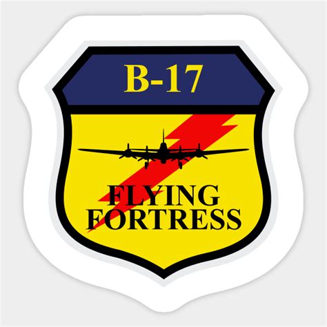 B 17 Flying Fortress Patch Ww2 Usaaf B17 Flying Fortress Sticker