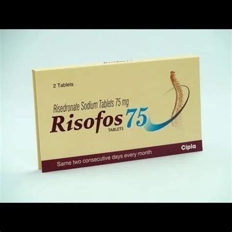 Risofos Risedronate Sodium Tablets Cipla Ltd 1x2 Tab At Rs 294vial