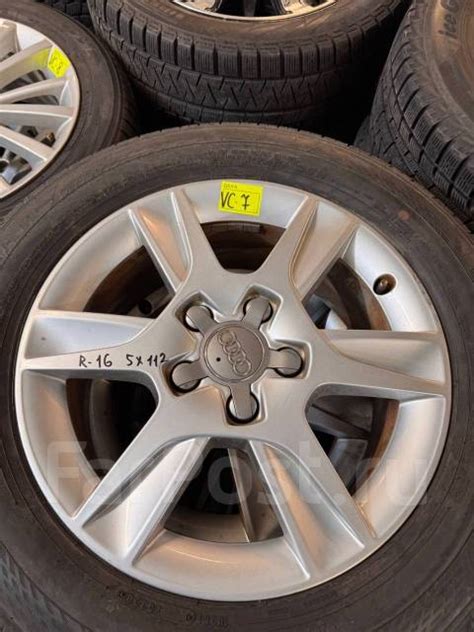 VC7 Продам диски литые R16 5Х112 Товар из Японии, Audi, 16", 1 шт ...