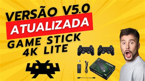 Game Stick 4K lite Versão V5 0 32GB Atualizada Sucesso 2024 YouTube