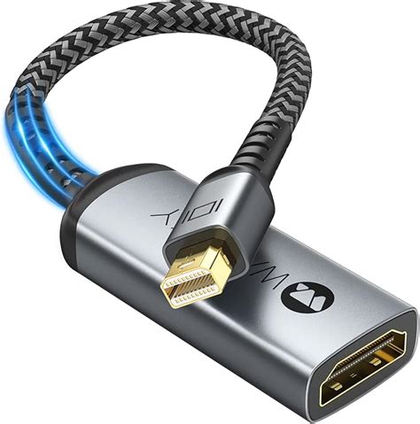 Warrky K Mini Displayport To Hdmi Adapter Uhd Gold Plated Plugs