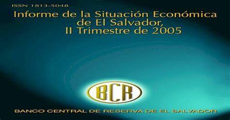 Situación Económica Situación Económica De El Salvador Ii Trimestre