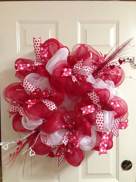 Valentine S Day Deco Mesh Wreath