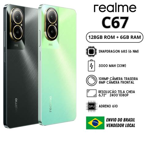 Celular Realme C Gb Rom Gb Ram Envio Do Brasil Smartphone G