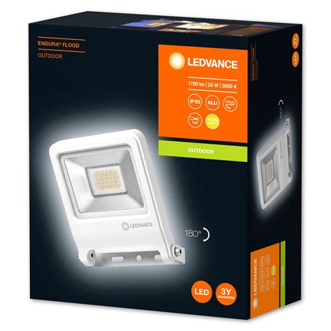 LEDVANCE Endura Flood LED Außenspot weiß 20 W Lampenwelt de