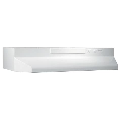 Broan 36-Inch Convertible Under-Cabinet Range Hood, 160 CFM, White ...