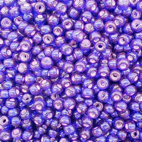 Miyuki Seed Beads 60 Silver Lined Violet 10g Beads And Beading Supplies From The Bead