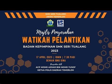 Majlis Penyampaian Watikah Badan Kepimpinan Youtube