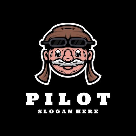 Premium Vector Pilot Mascot Design