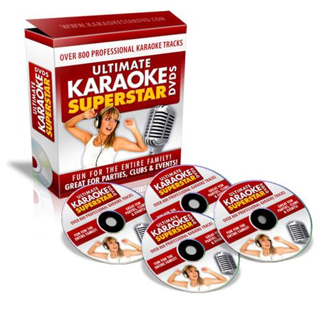 ø Superstar Karaoke DVDs® - 800 Karaoke Songs on 4 Karaoke Discs CDs | Music Tracks. Compatible ...