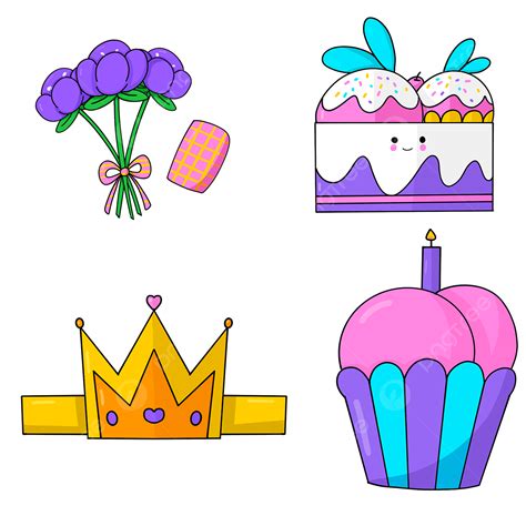 Birthday Bouquet Clipart Hd Png Cartoon Bouquet Birthday Cake