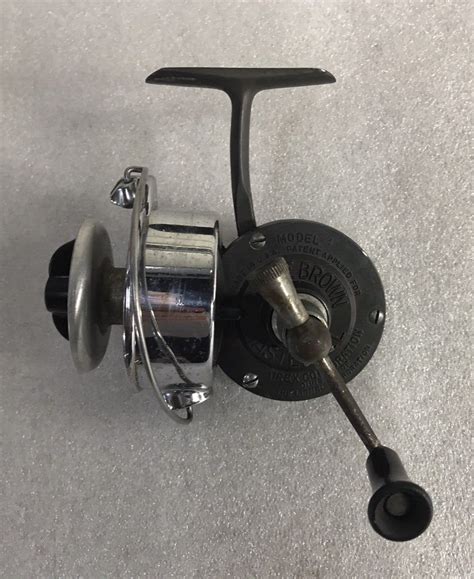 Airex Model Fishing Reel Bache Brown Spinning Mastereel Pre Owned