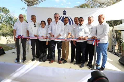 Presidente Abinader Inaugura Cuatro Obras En Santiago Rodríguez