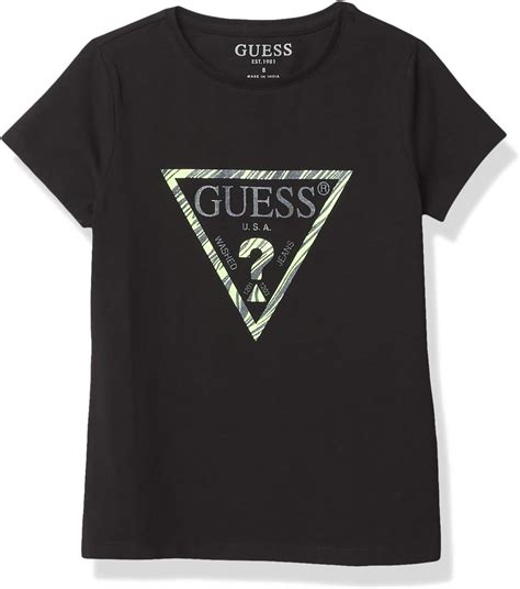 Guess Camiseta De Manga Corta Con Logo Que Brilla En La Oscuridad