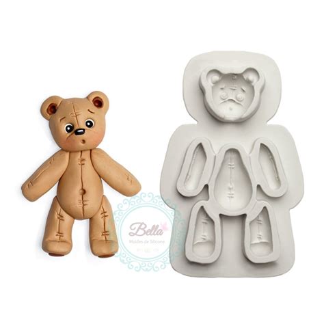 Molde De Silicone Urso UR18 Shopee Brasil