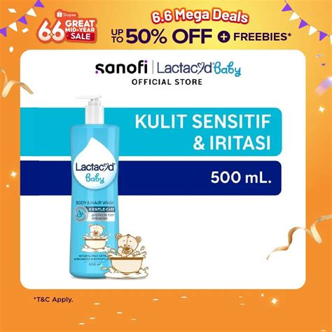 Jual Lactacyd Baby Gentle Care In Body Wash And Hair Shampoo Ml