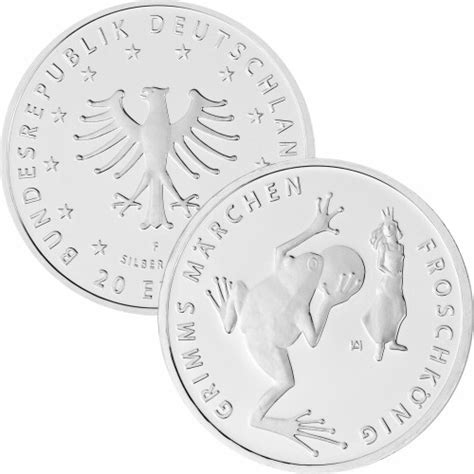 20 Euro Deutschland 2018 Silber bfr Froschkönig Serie Grimms Mär