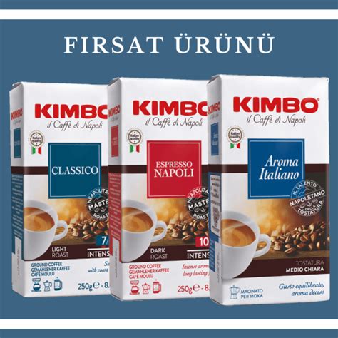 KIMBO Classico Napoli Italiano Filtre Kahve 250 gr 3 lü Set