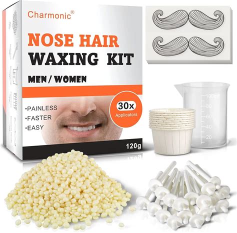 Nads Nose Wax Kit For Men And Women Waxing Kit For Quick And Easy Nose Hair Removal