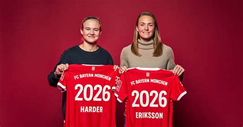 Fc Bayern Verpflichtet Pernille Harder Und Magdalena Eriksson