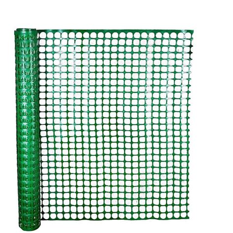 Everbilt 4 Ft X 50 Ft Green Safety Edge Fence 14900 38 48 The Home