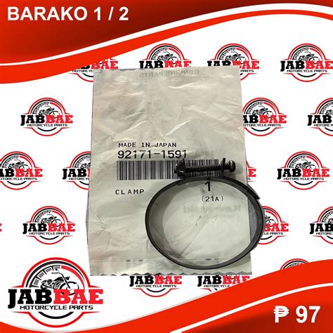 Clamp Carburetor Holder Barako 1 And 2 92171 1591 SAME PRICE Shopee