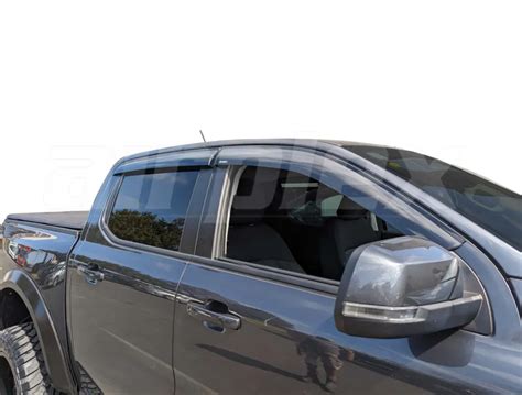 Ford Ranger Next Gen Weathershield Slim Dark Tint 4 Piece Set