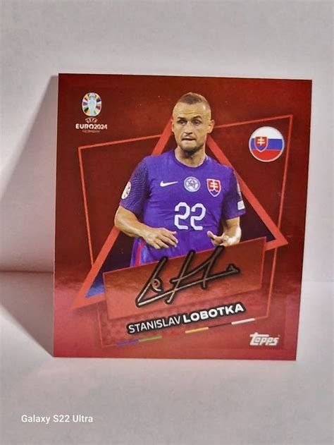 EM 2024 Topps Sticker Stanislav Lobotka SP Signature Kaufen Auf Ricardo