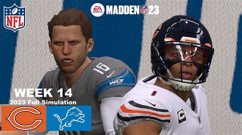 Madden Bears Vs Detroit Lions Full Simulation Week Madden