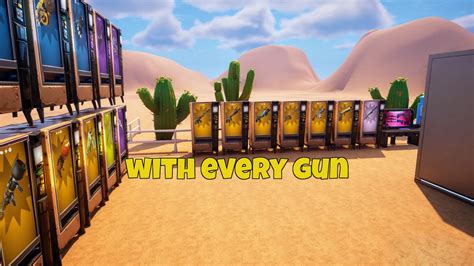 😎desert World With Every Gun😃 1354 5545 7529 By Puffo Fortnite Creative Map Code Fortnitegg