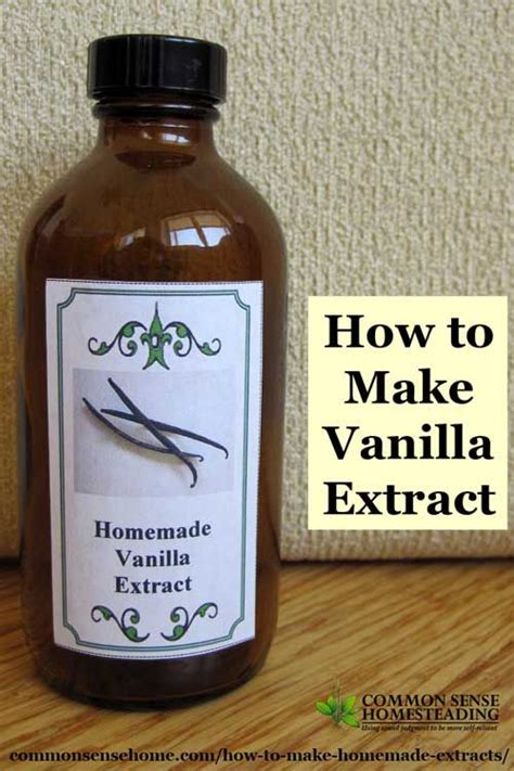 How To Make Homemade Extracts Vanilla Lemon And Almond Homemade