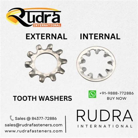 Material Stainless Steel Tooth Lock Washer Inner Diameter 20 Mm At