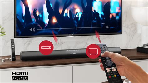 Barra De Sonido Con Hdmi Y Bluetooth Ht Sb Sharp Europe